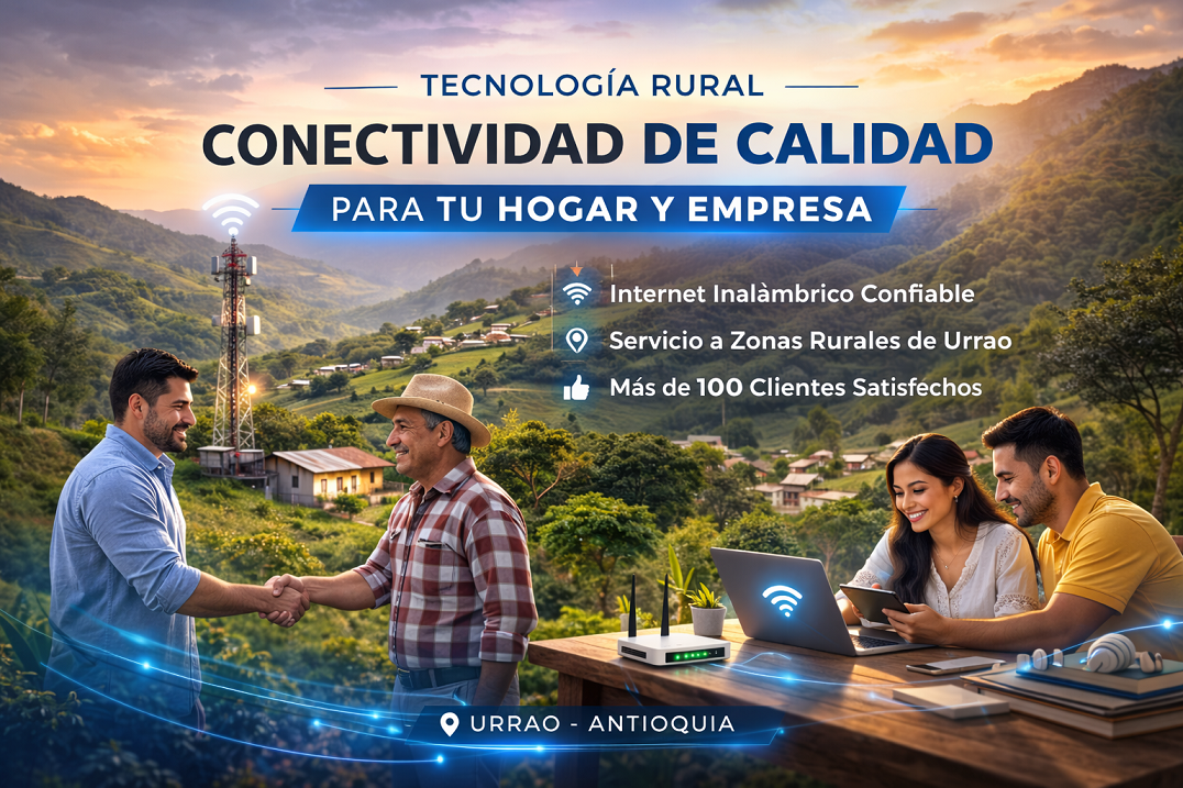 Conectividad de calidad para tu hogar y empresa
